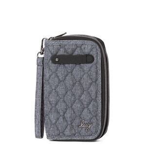Lug Quilted Gray Wallet